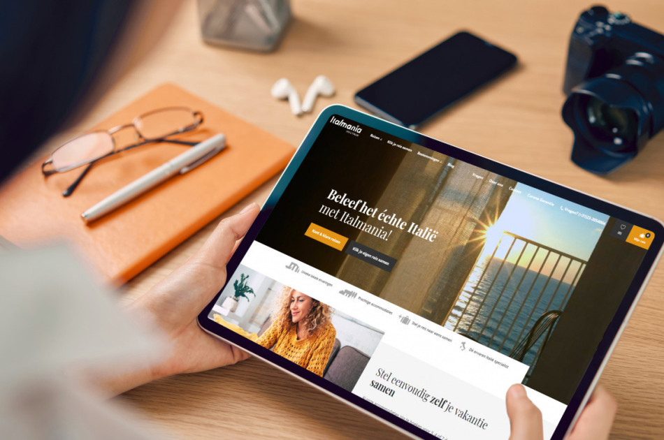 Italmania site - Ipad - Zelf rondreis samenstellen