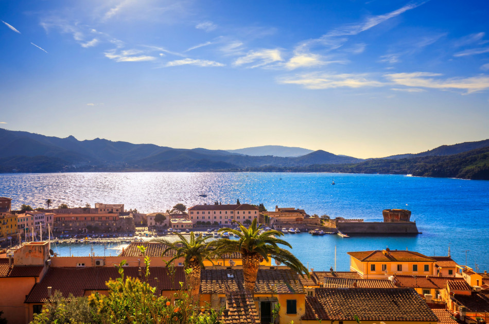 Toscane - Elba - Porteferraio - haven - hoofdstad