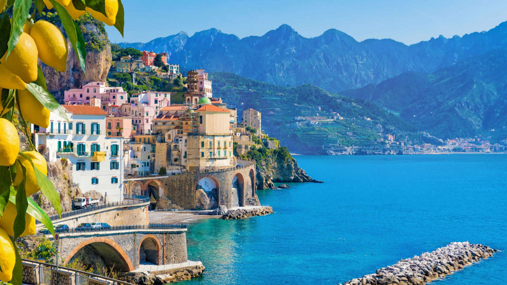 Amalfi - Citroenen - Strand - Zee