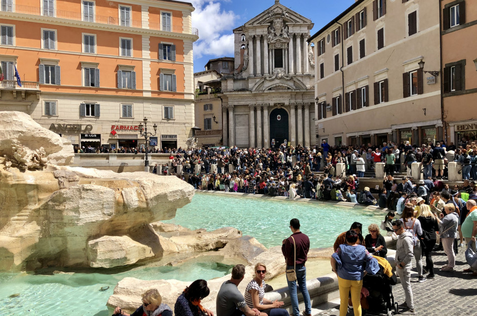 Rome - Fontane di Trevi - Centrum
