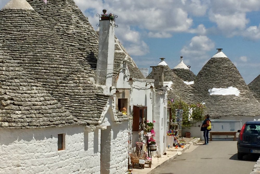 Puglia - Alberobello - Trulli - straatbeeld