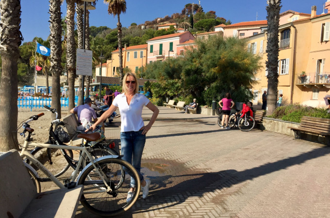 Ligurie - kustlijn - fietspad - fietsen - experience - spoorlijn