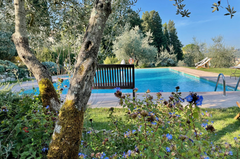 Florence - I Parigi Corbinelli - zwembad - tuin - olijven
