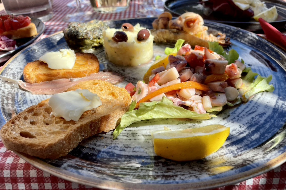 Nole - Ligurië - lunch - pranzo - vis