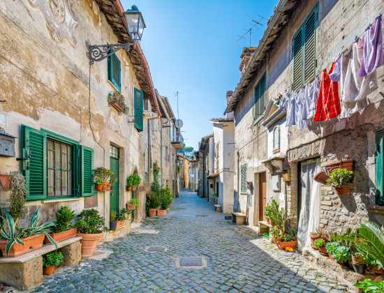 lazio-anguillara-sabazia-straatbeeld