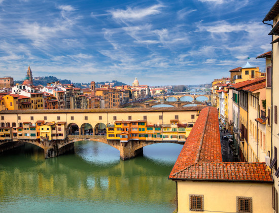 Toscane - Florence - Ponte Vecchio - rivier de Arno
