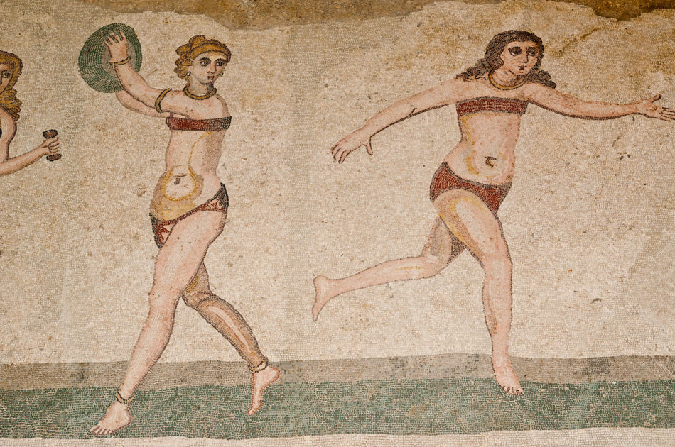 Sicilië - Villa Romana del Casale - Piazza Armerina - Mozaiek - bikinimeisjes