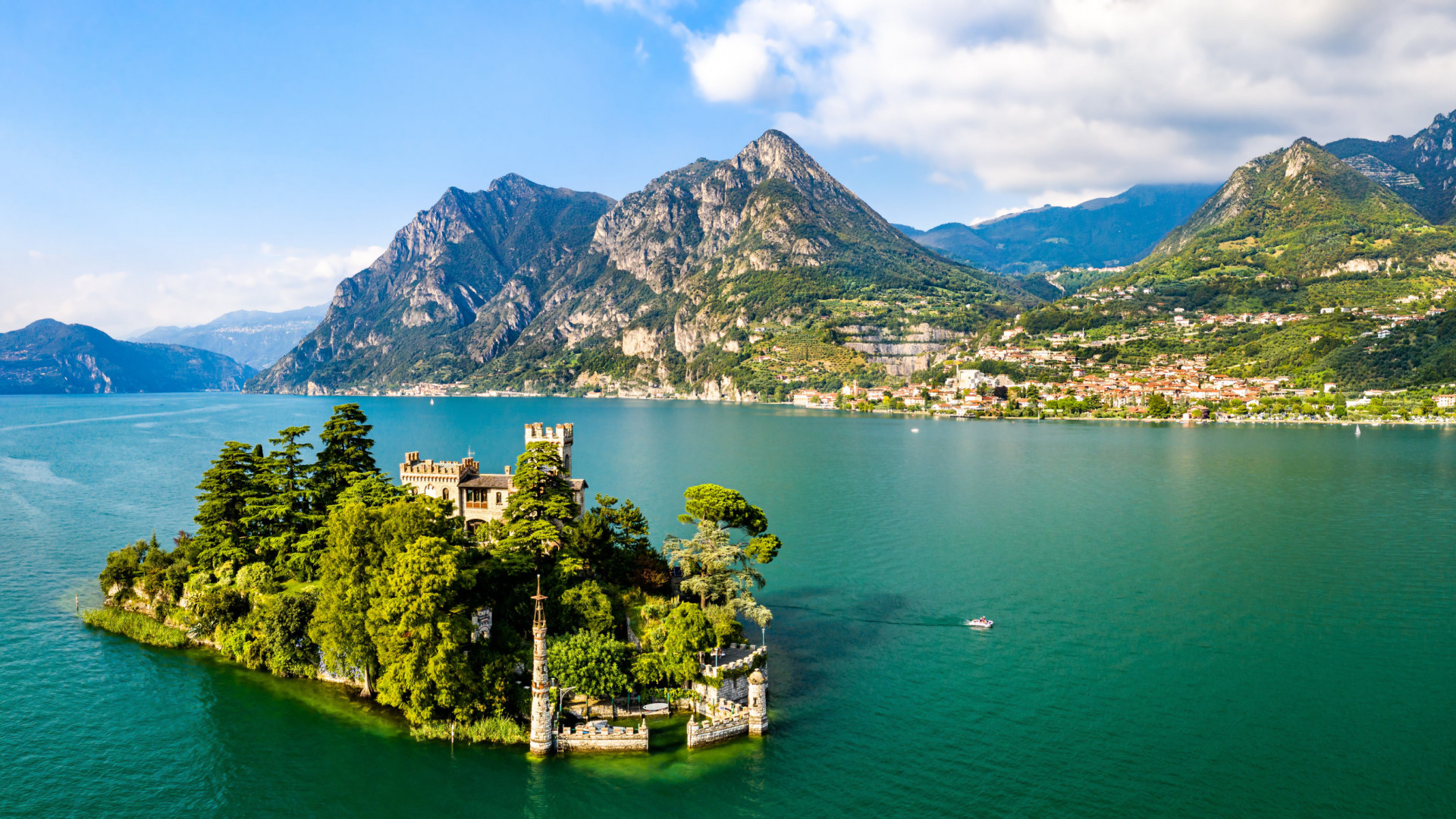 Lombardije - Lago d'Iseo - Monte Isola - meren - Italiaanse meren
