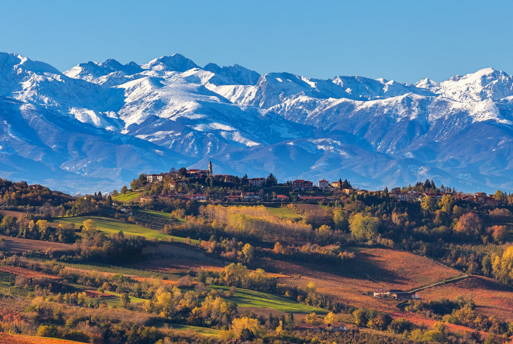 Piemonte - Bergen - Landschap - sneeuw