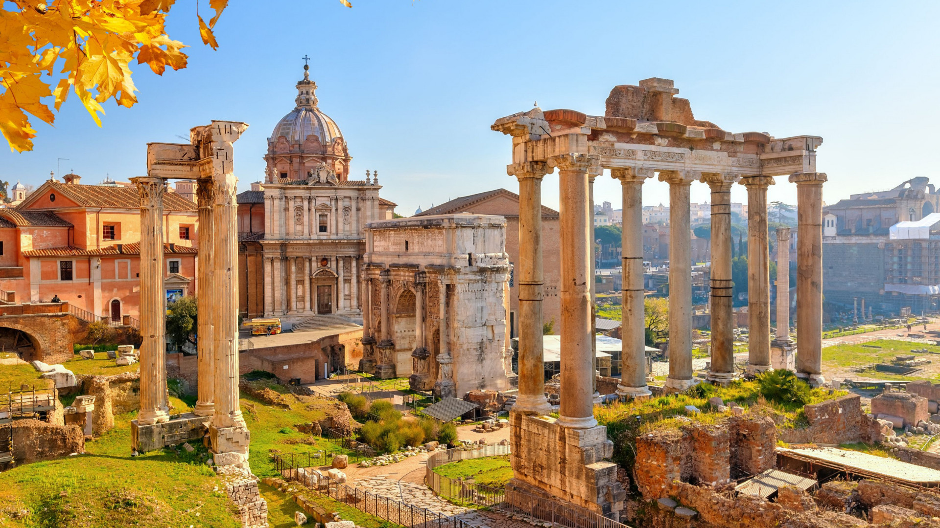 Lazio - Rome - Forum Romanum - romeinse opgravingen