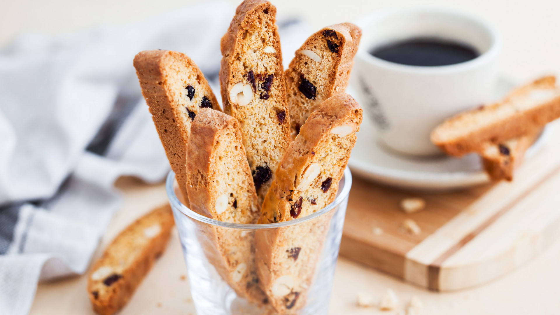 Italië - koffie - biscotti - amandelkoekjes