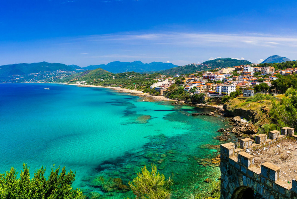 Cilento - kustlijn - zee - azuurblauw