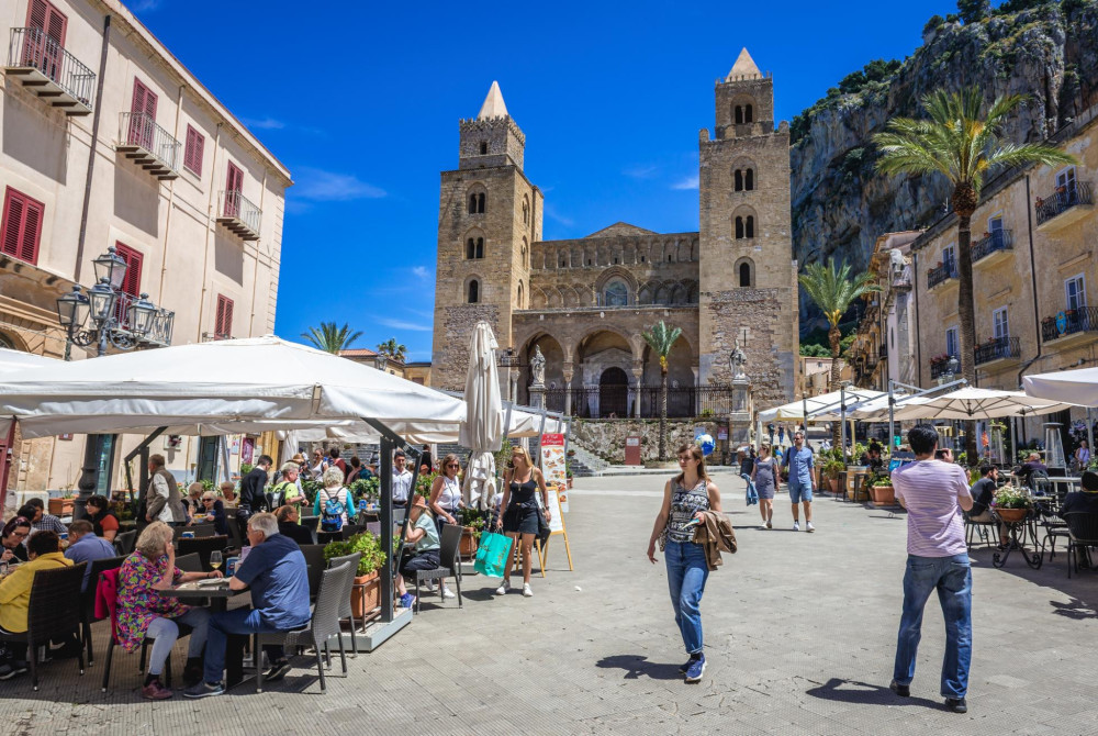 Cefalù - Kathedraal - Centrum - Plein