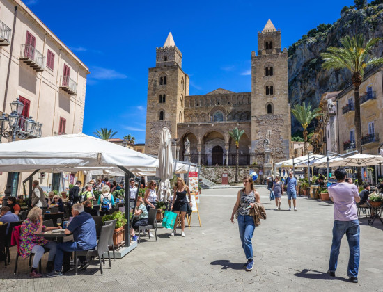 Cefalù - Kathedraal - Centrum - Plein