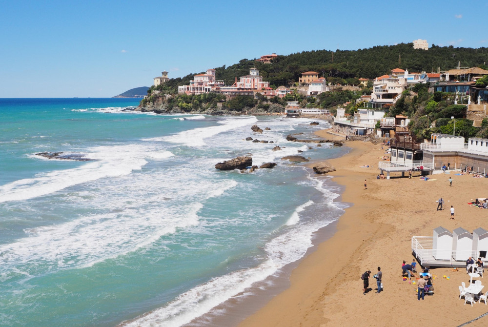 Castiglioncello - strand - Toscane