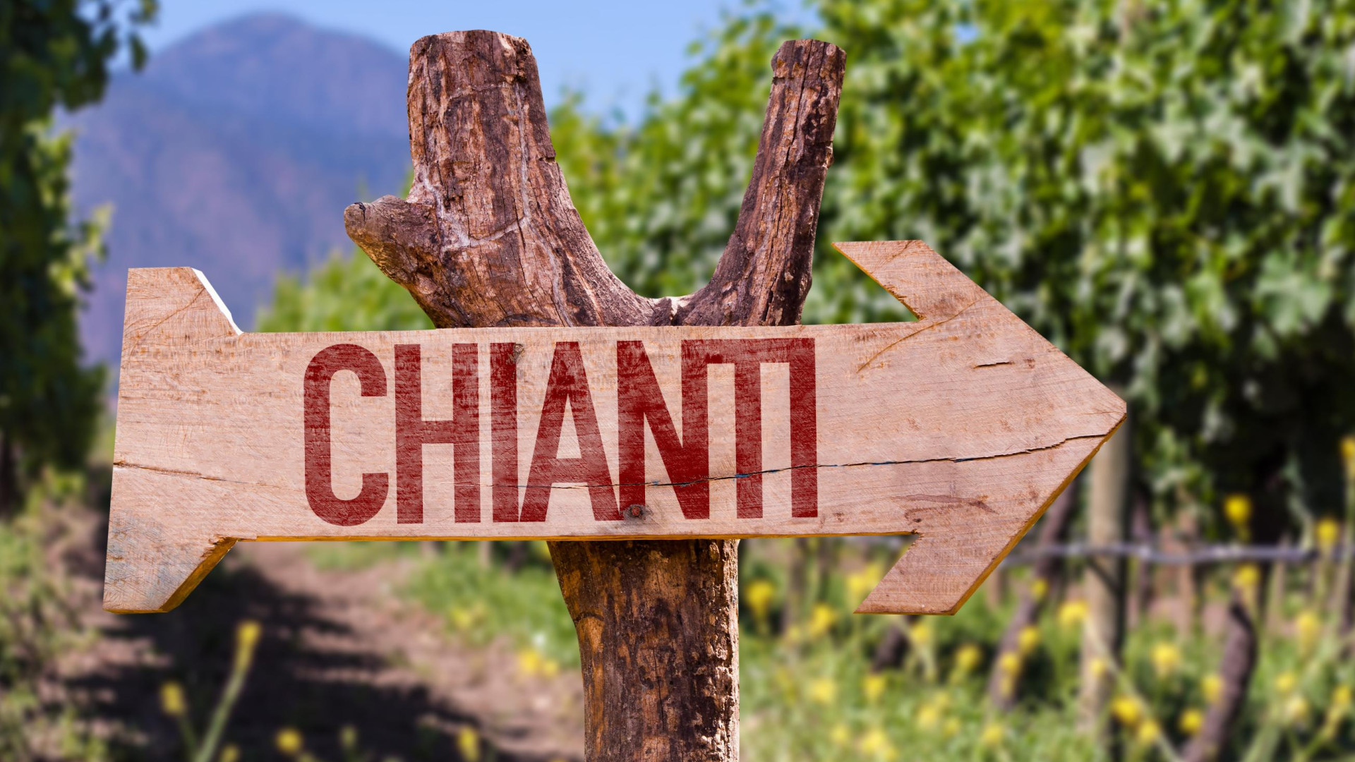 Toscane - wijn - chianti - sign