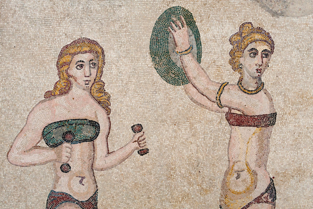 Sicilië - Villa Romana del Casale - Piazza Armerina - Mozaiek - bikinimeisjes