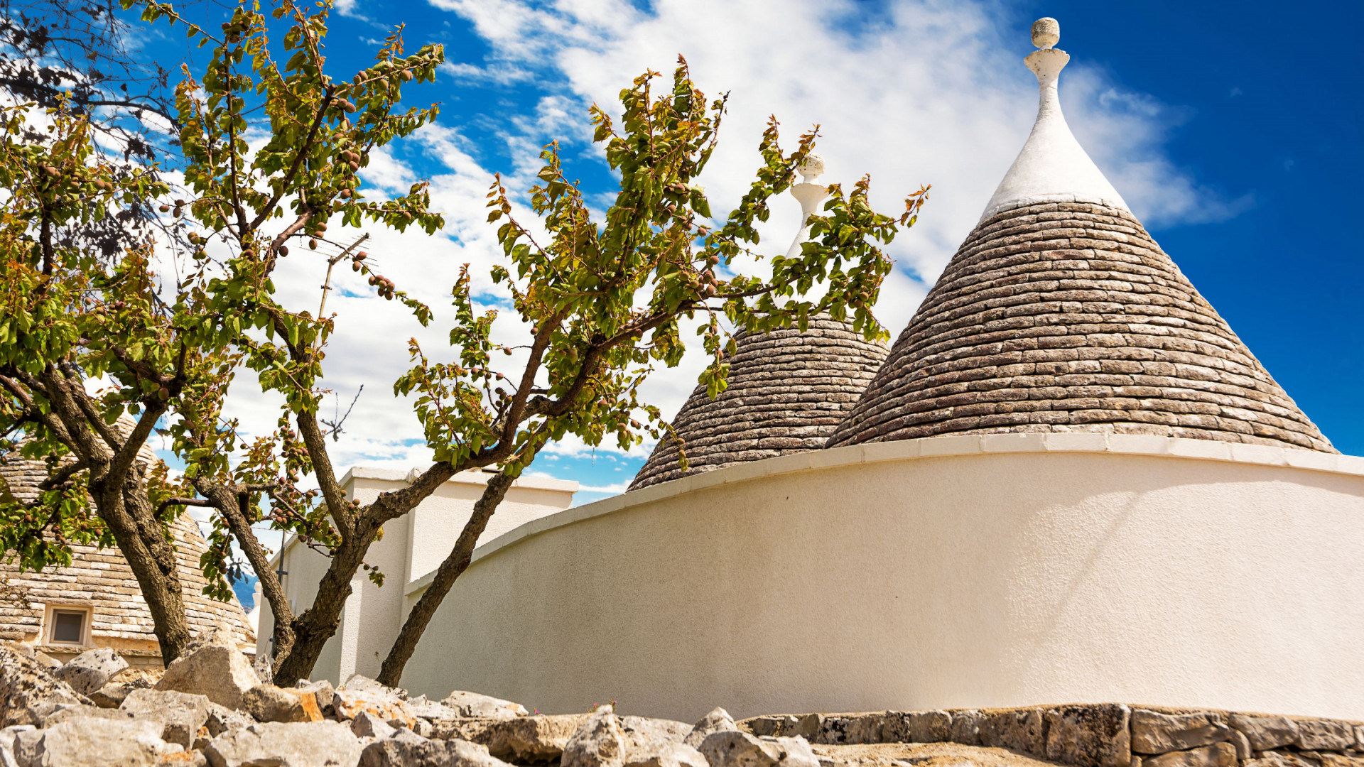 Puglia - Alberobello - Trulli - straatbeeld