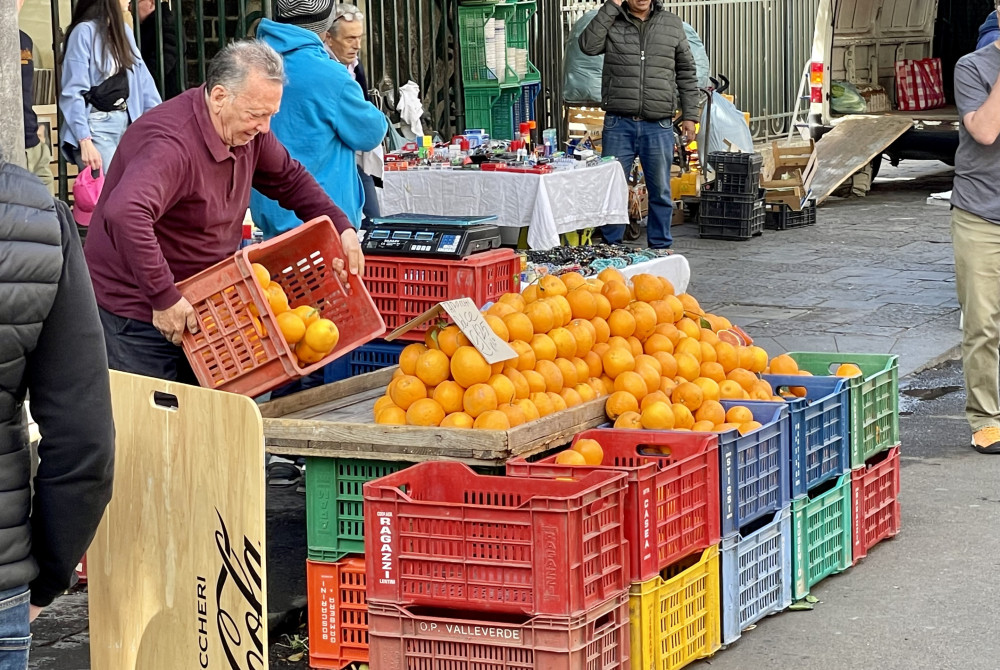 Catania - Sinaasappels op de markt