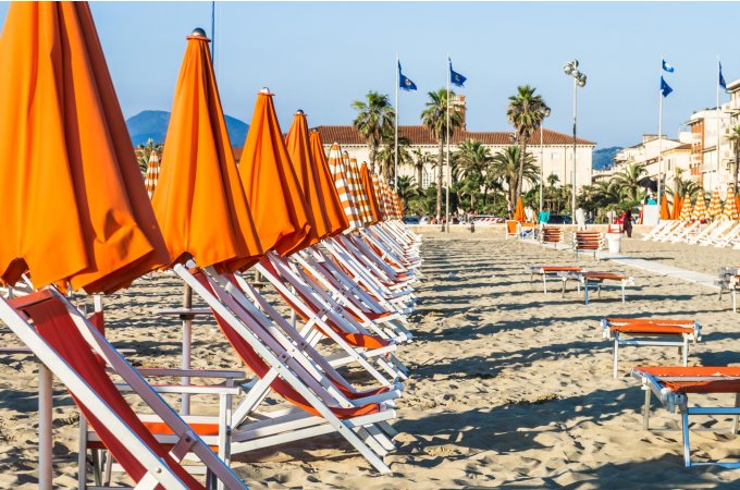 Versilia Viareggio Tuscany Beach