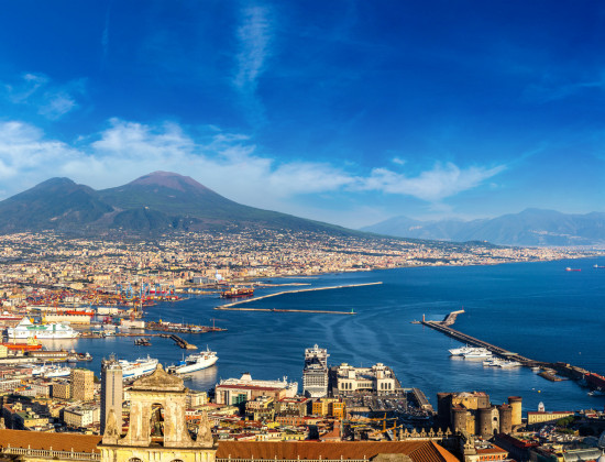 Campania - Vesuvius - stadsgezicht vanuit zuiden